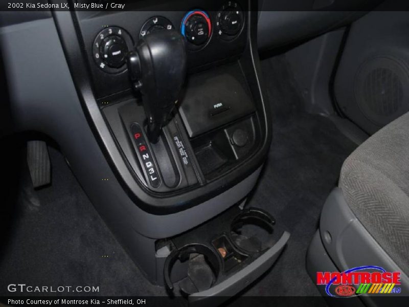 Misty Blue / Gray 2002 Kia Sedona LX