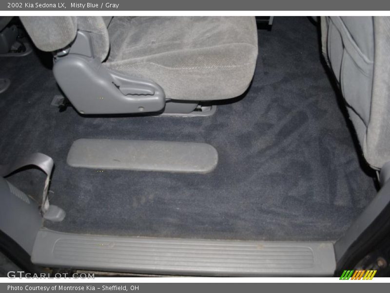 Misty Blue / Gray 2002 Kia Sedona LX