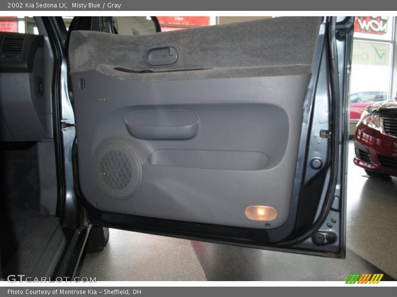 Misty Blue / Gray 2002 Kia Sedona LX