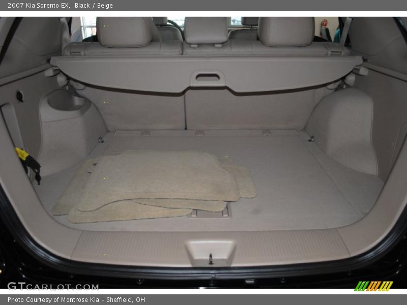 Black / Beige 2007 Kia Sorento EX