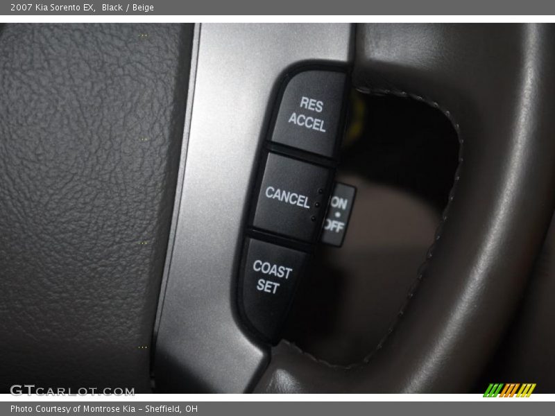 Black / Beige 2007 Kia Sorento EX
