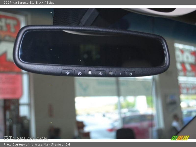 Black / Beige 2007 Kia Sorento EX