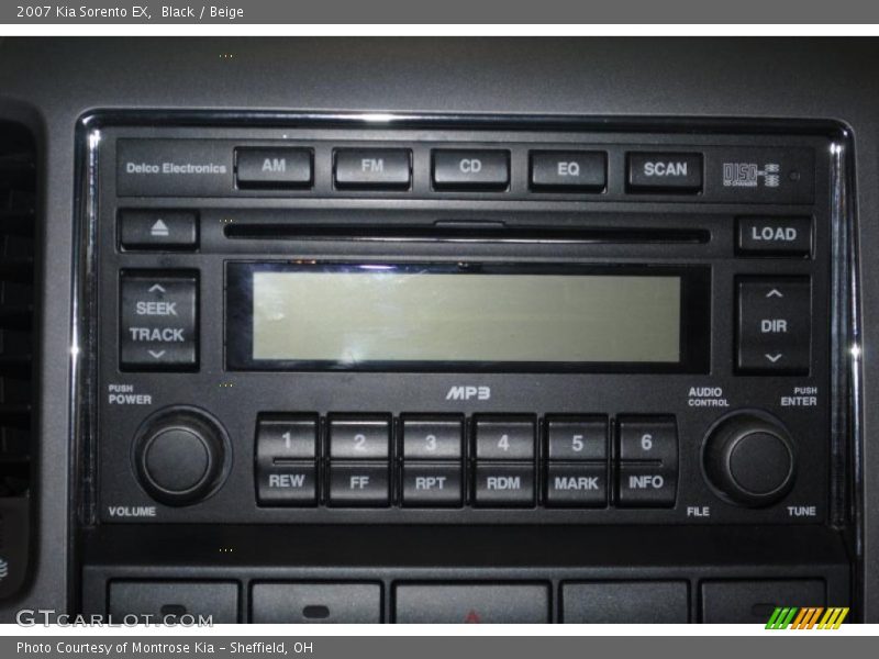 Black / Beige 2007 Kia Sorento EX