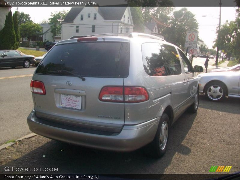 Silver Shadow Pearl / Gray 2002 Toyota Sienna XLE