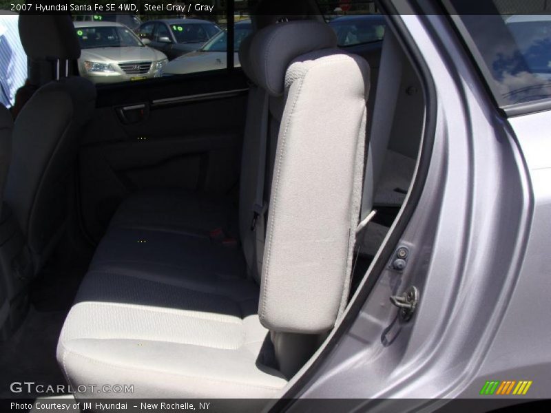 Steel Gray / Gray 2007 Hyundai Santa Fe SE 4WD