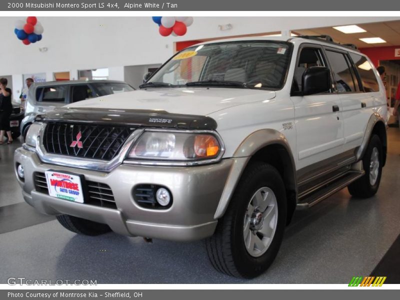 Alpine White / Tan 2000 Mitsubishi Montero Sport LS 4x4