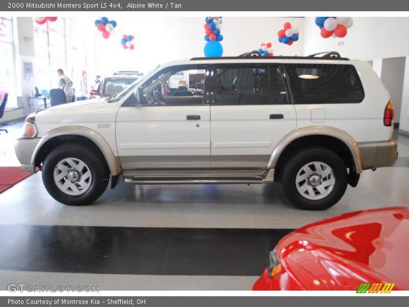 Alpine White / Tan 2000 Mitsubishi Montero Sport LS 4x4