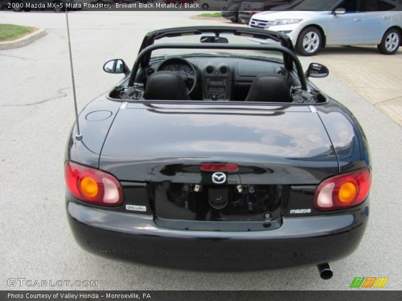 Brilliant Black Metallic / Black 2000 Mazda MX-5 Miata Roadster