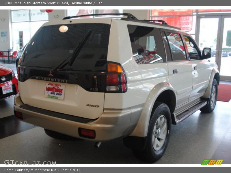 Alpine White / Tan 2000 Mitsubishi Montero Sport LS 4x4