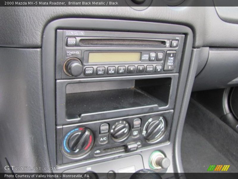 Brilliant Black Metallic / Black 2000 Mazda MX-5 Miata Roadster