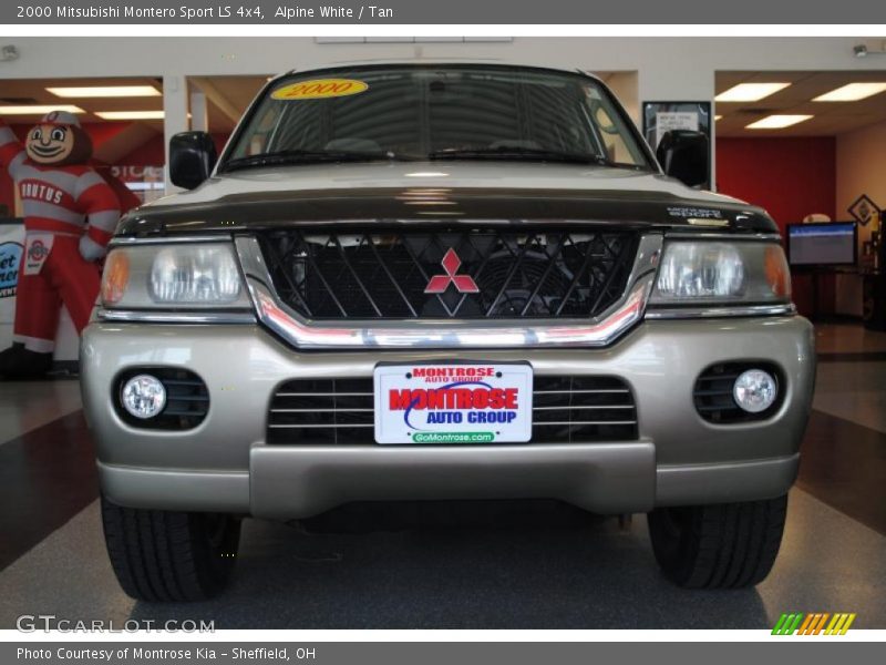 Alpine White / Tan 2000 Mitsubishi Montero Sport LS 4x4
