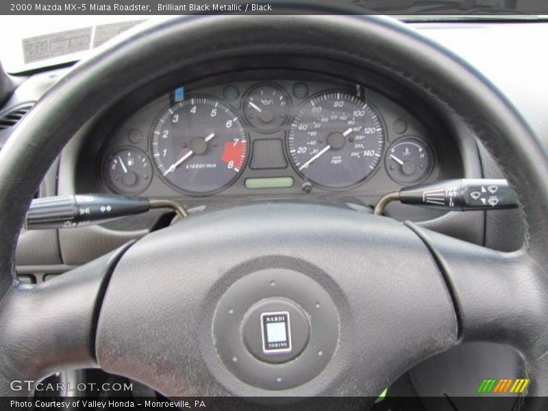 Brilliant Black Metallic / Black 2000 Mazda MX-5 Miata Roadster