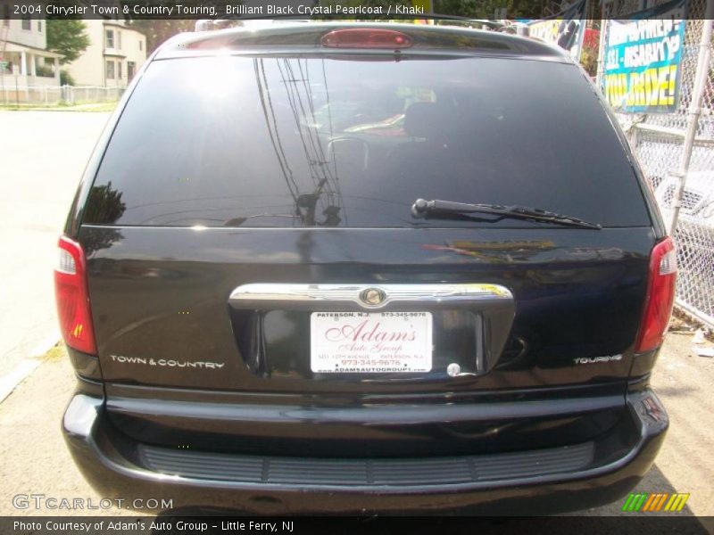 Brilliant Black Crystal Pearlcoat / Khaki 2004 Chrysler Town & Country Touring