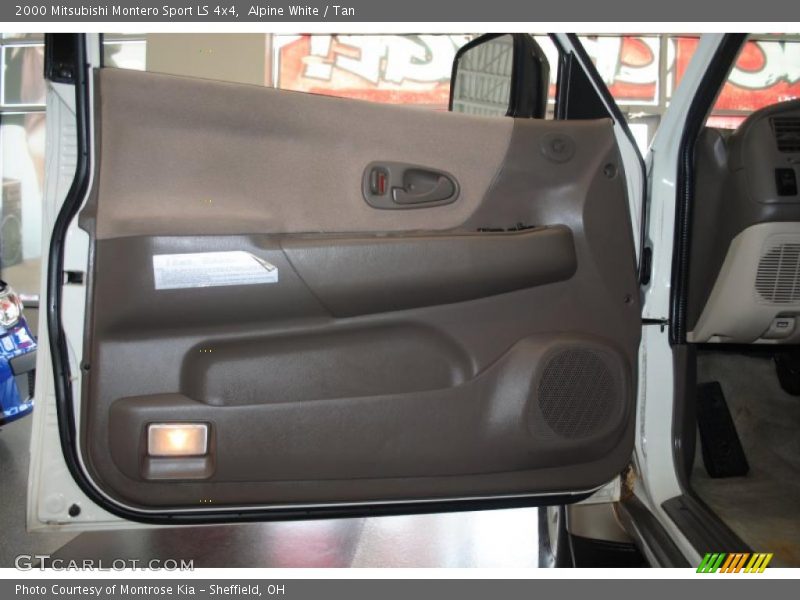Alpine White / Tan 2000 Mitsubishi Montero Sport LS 4x4