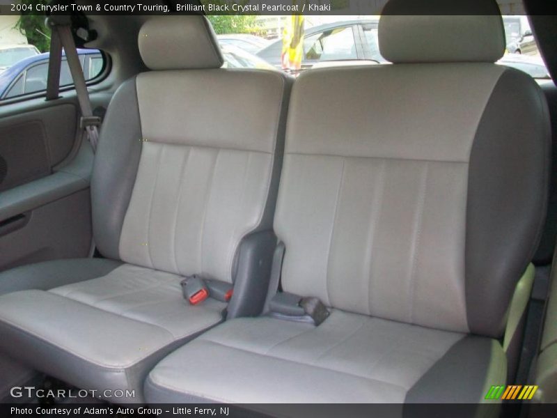 Brilliant Black Crystal Pearlcoat / Khaki 2004 Chrysler Town & Country Touring