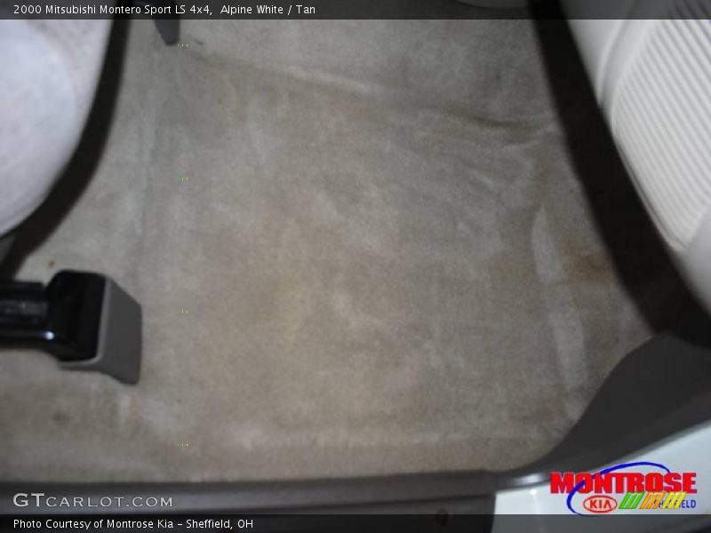 Alpine White / Tan 2000 Mitsubishi Montero Sport LS 4x4