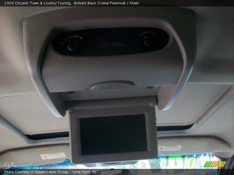Brilliant Black Crystal Pearlcoat / Khaki 2004 Chrysler Town & Country Touring