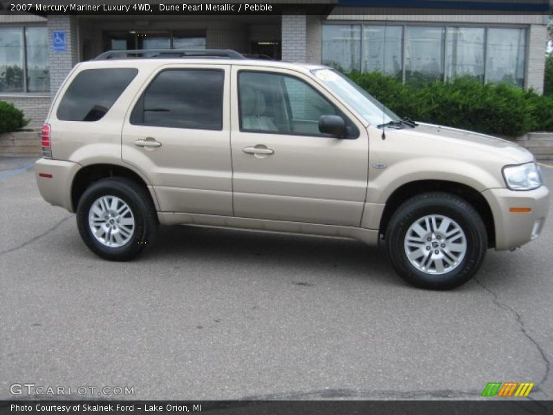 Dune Pearl Metallic / Pebble 2007 Mercury Mariner Luxury 4WD