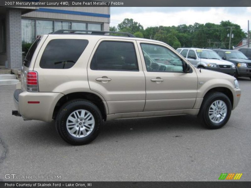 Dune Pearl Metallic / Pebble 2007 Mercury Mariner Luxury 4WD