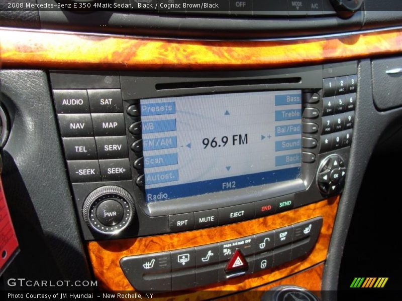 Black / Cognac Brown/Black 2008 Mercedes-Benz E 350 4Matic Sedan