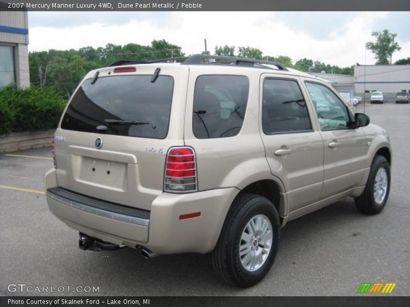 Dune Pearl Metallic / Pebble 2007 Mercury Mariner Luxury 4WD
