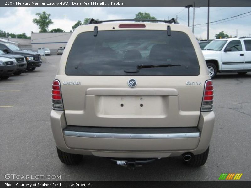 Dune Pearl Metallic / Pebble 2007 Mercury Mariner Luxury 4WD