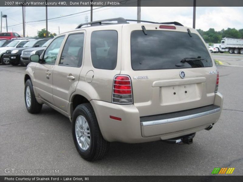 Dune Pearl Metallic / Pebble 2007 Mercury Mariner Luxury 4WD