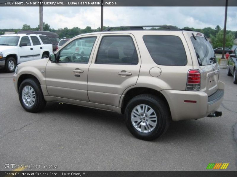 Dune Pearl Metallic / Pebble 2007 Mercury Mariner Luxury 4WD