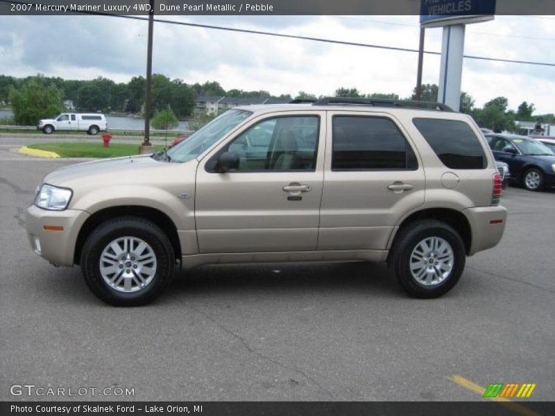 Dune Pearl Metallic / Pebble 2007 Mercury Mariner Luxury 4WD