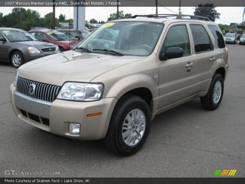 Dune Pearl Metallic / Pebble 2007 Mercury Mariner Luxury 4WD