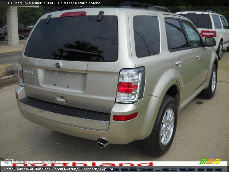 Gold Leaf Metallic / Stone 2010 Mercury Mariner I4 4WD