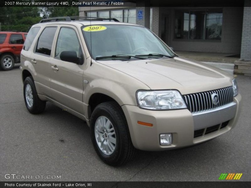 Dune Pearl Metallic / Pebble 2007 Mercury Mariner Luxury 4WD