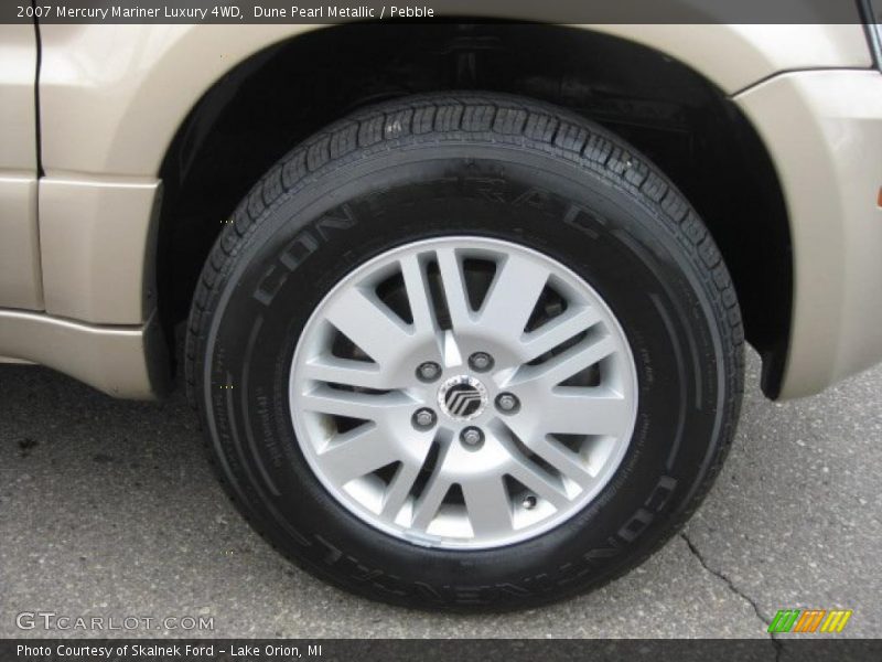Dune Pearl Metallic / Pebble 2007 Mercury Mariner Luxury 4WD