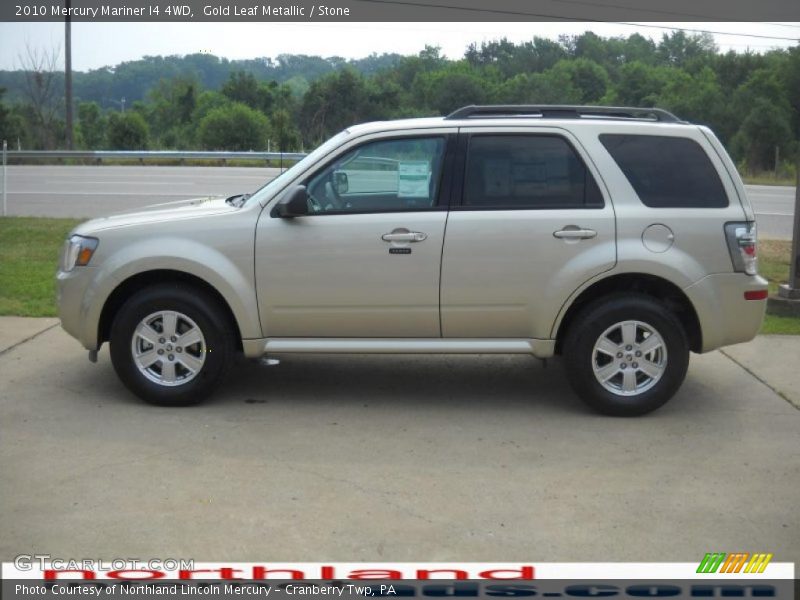 Gold Leaf Metallic / Stone 2010 Mercury Mariner I4 4WD