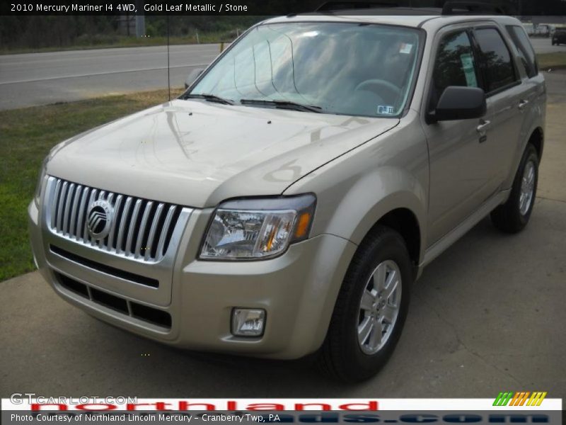 Gold Leaf Metallic / Stone 2010 Mercury Mariner I4 4WD