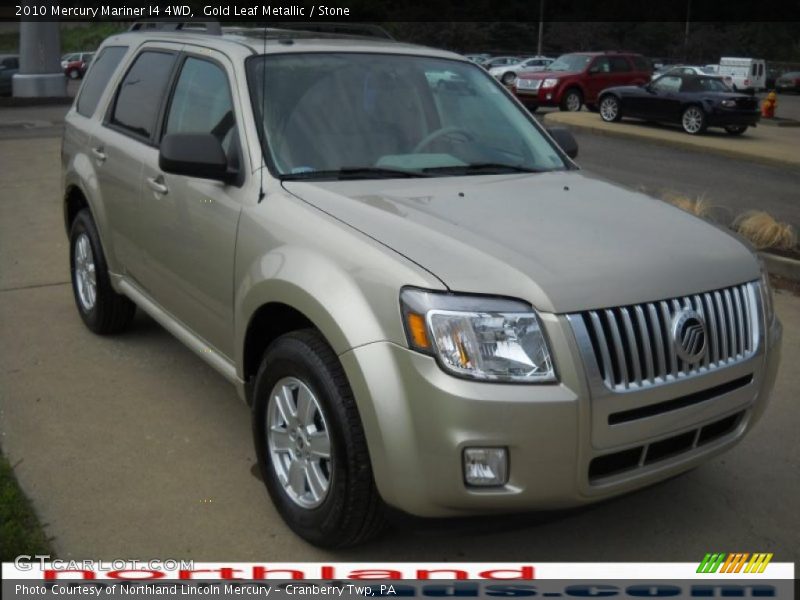 Gold Leaf Metallic / Stone 2010 Mercury Mariner I4 4WD