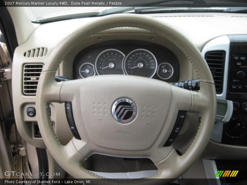 Dune Pearl Metallic / Pebble 2007 Mercury Mariner Luxury 4WD