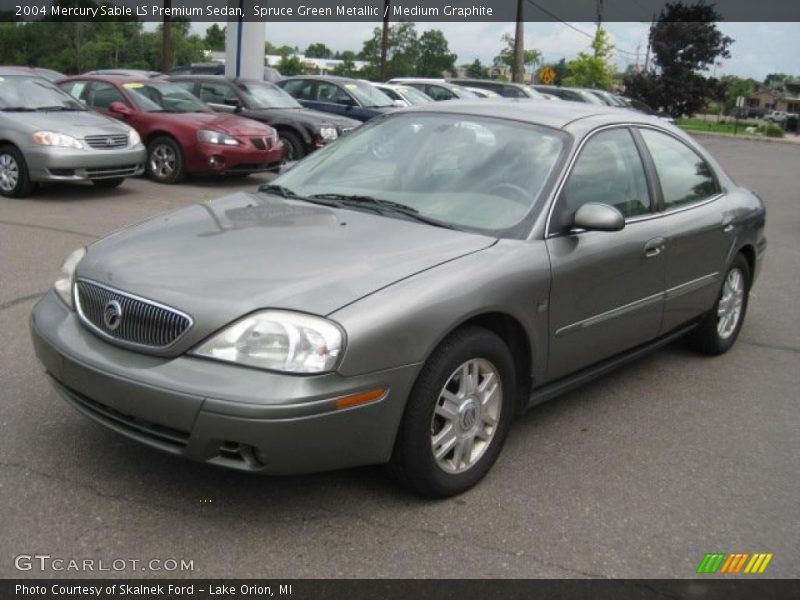 Spruce Green Metallic / Medium Graphite 2004 Mercury Sable LS Premium Sedan
