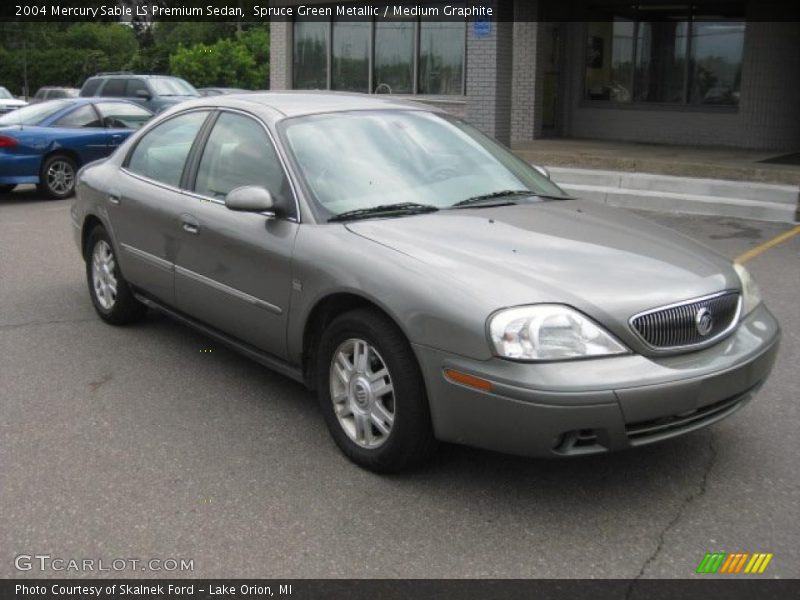 Spruce Green Metallic / Medium Graphite 2004 Mercury Sable LS Premium Sedan