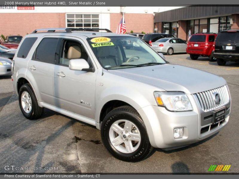 Silver Metallic / Stone 2008 Mercury Mariner Hybrid 4WD