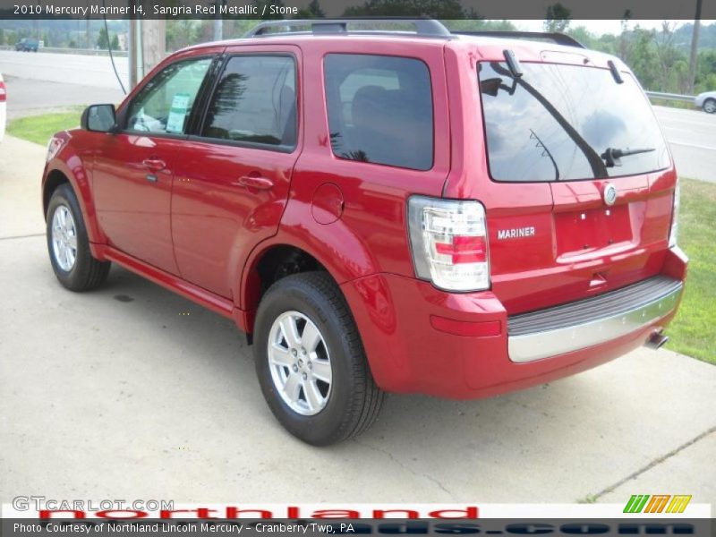 Sangria Red Metallic / Stone 2010 Mercury Mariner I4