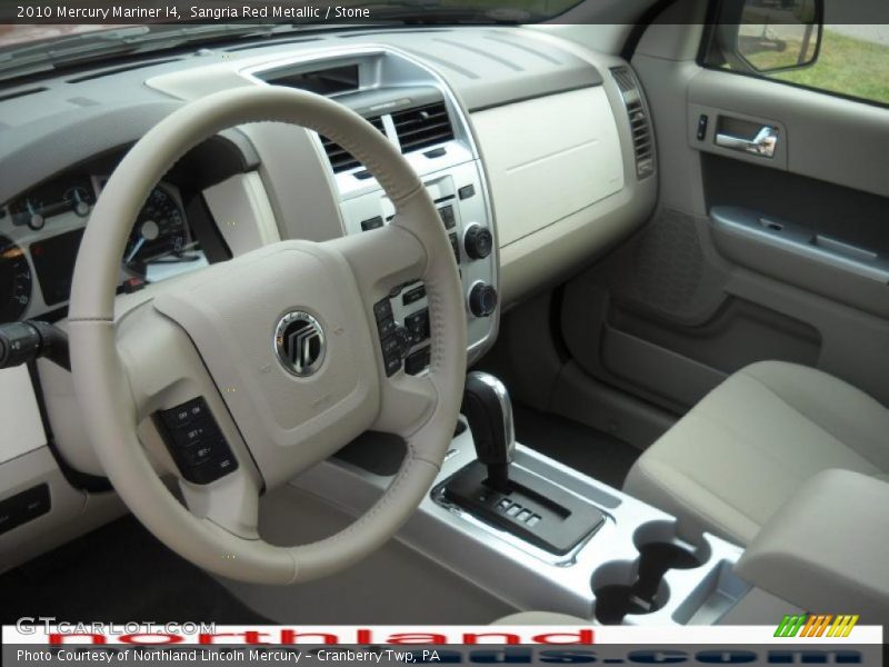 Sangria Red Metallic / Stone 2010 Mercury Mariner I4
