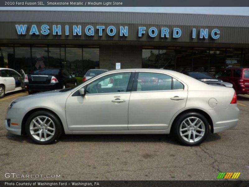 Smokestone Metallic / Medium Light Stone 2010 Ford Fusion SEL