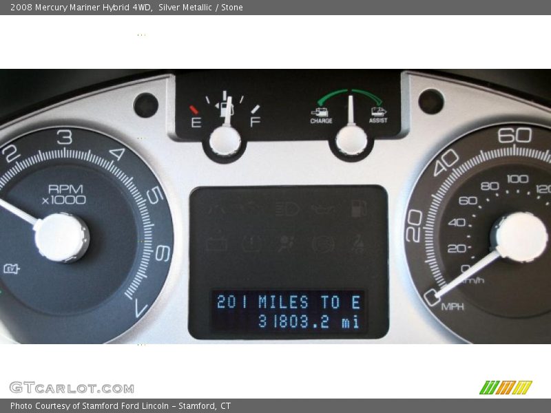 Silver Metallic / Stone 2008 Mercury Mariner Hybrid 4WD