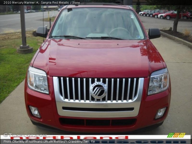 Sangria Red Metallic / Stone 2010 Mercury Mariner I4