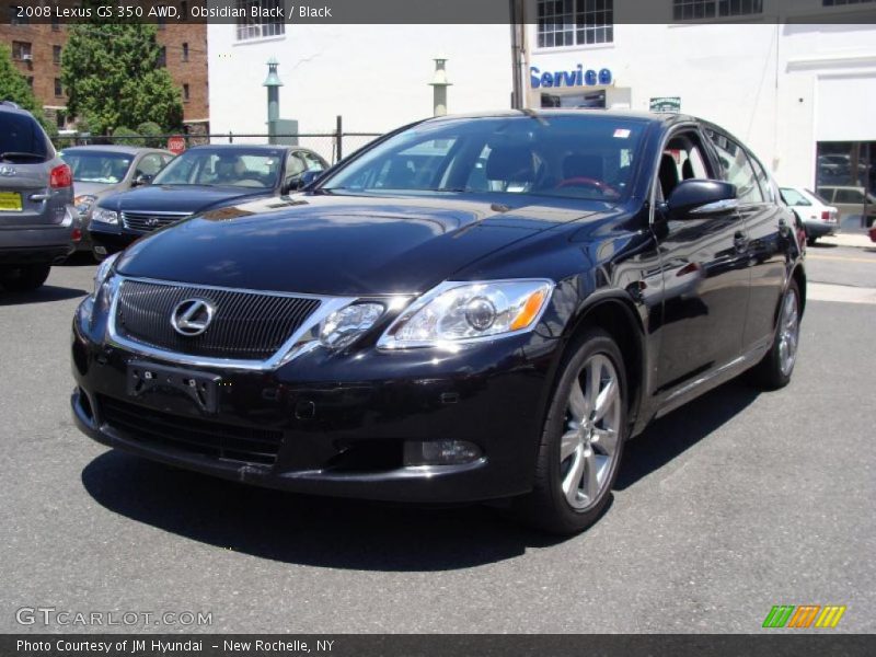 Obsidian Black / Black 2008 Lexus GS 350 AWD