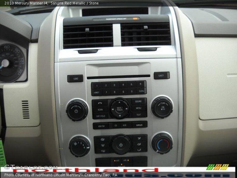 Sangria Red Metallic / Stone 2010 Mercury Mariner I4
