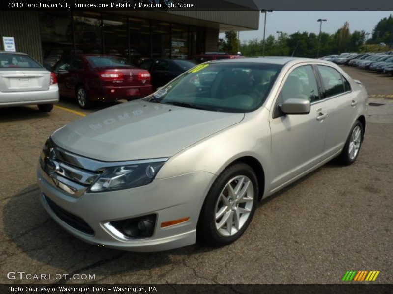 Smokestone Metallic / Medium Light Stone 2010 Ford Fusion SEL