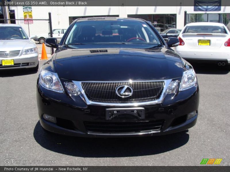 Obsidian Black / Black 2008 Lexus GS 350 AWD