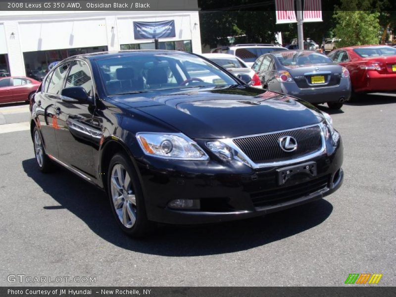 Obsidian Black / Black 2008 Lexus GS 350 AWD